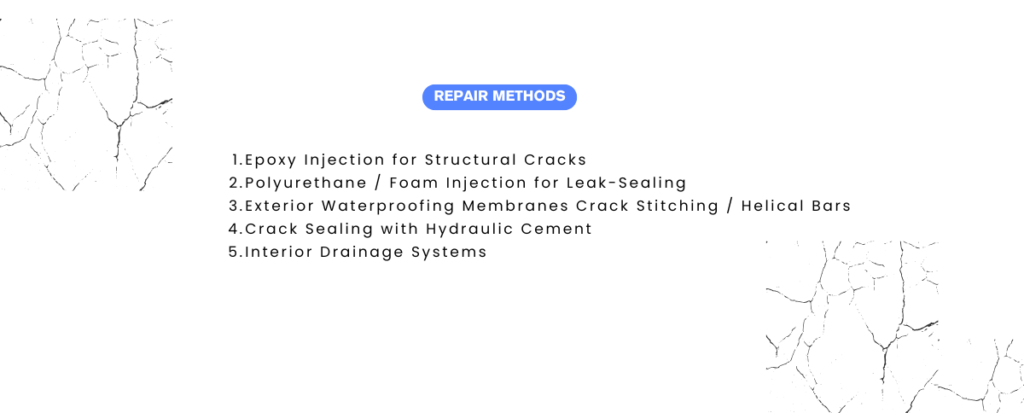 Methods to Fix Foundation Cracks