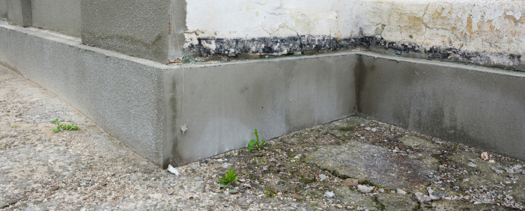 Image showing cracks in foundation